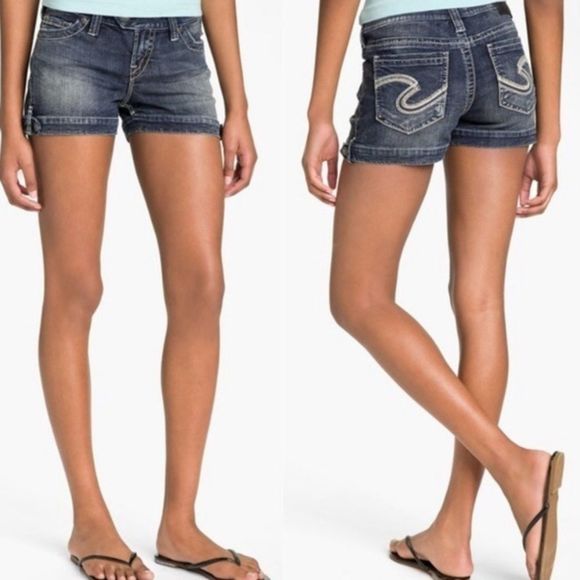 Silver Jeans Pants - Silver Marti Shorts